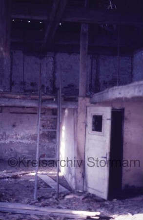 Blumendorf: Gut: westliches Torhaus: Innenansicht