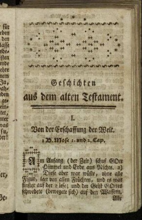 Geschichten aus dem alten Testament.