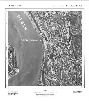 Bremerhaven-Südteil, Gauß-Krüger-Koordinaten: Rechtswert: 3470, Hochwert: 5932
