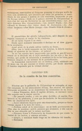 Capítulo XIX. - De la reunión de las tres esmeraldas.