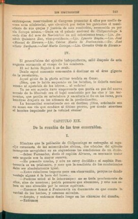 Capítulo XIX. - De la reunión de las tres esmeraldas.