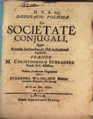 Disp. pol. de societate coniugali