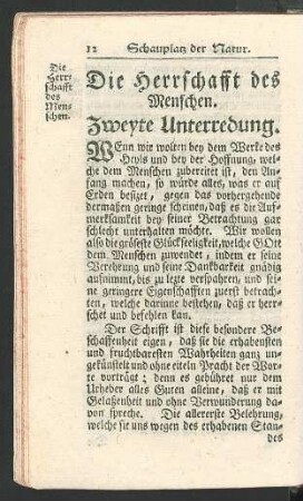 Zweyte Unterredung.