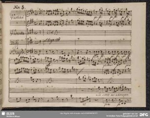 No. 8 Aria: La sorte mia tiranna