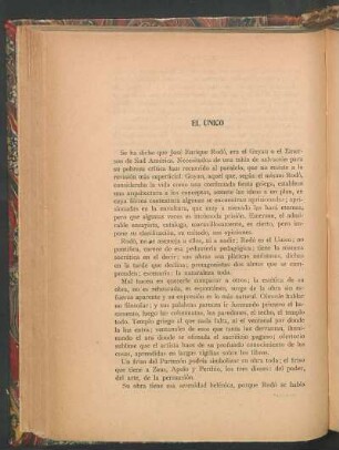 El único
