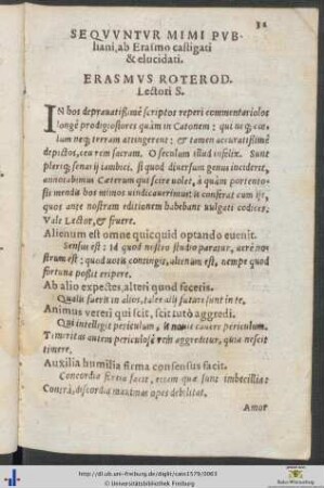 Mimi Publiani ab Erasmo castigati et elucidati