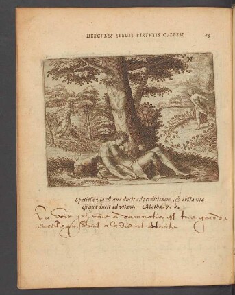 49. Hercules elegit virtutis callem.
