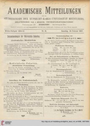 Nr. 16 (20. Februar 1897)