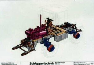 Schleppertechnik Gesamtkonzept MB-trac