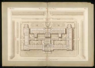 Kunstakademie und Museum: Lageplan 1:312,5