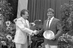 Freiburg im Breisgau: Ehrung von Ringer Uwe Sachs (Olympia-Vierter 1984)