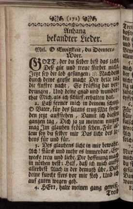 Anhang bekandter Lieder.