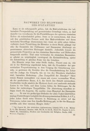 V Bauwerke und Bildwerke der Spätantike
