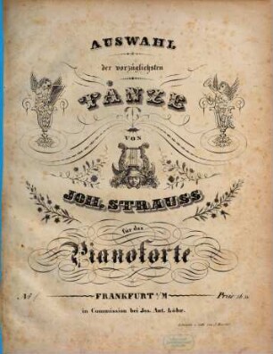 Auswahl der vorzüglichsten Tänze : für das Pianoforte, 1. Gedanken-Striche