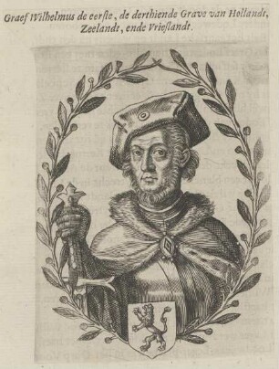 Bildnis von Wilhelmus I., Graf von Holland