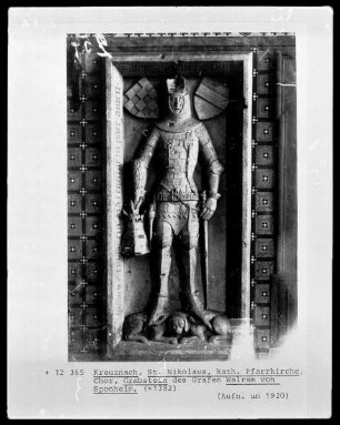 Grabmal des Walram von Sponheim (gestorben 1382)