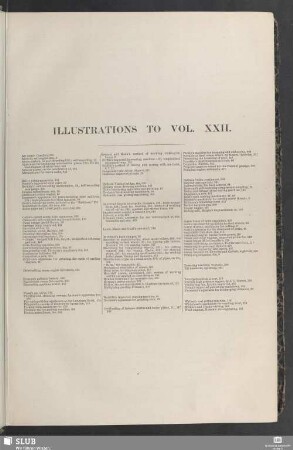 Illustrations to vol. XXII