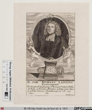 Bildnis Johann Michael Lang