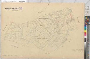 Coesfeld, Stadt und Ksp. (Coesfeld), Umlegung Harle, Urkarte I Coesfeld Ksp. Flur 11