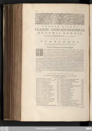 Praefatio ad lectorem pacis & veritatis studiosum.