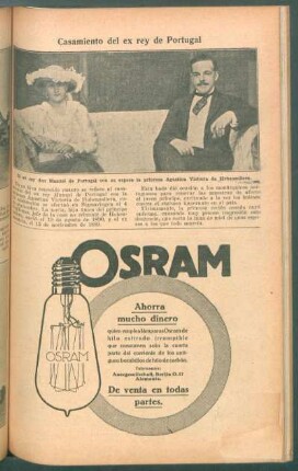 Casamiento del ex rey de Portugal