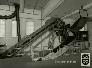 Bienertsche Hofmühle. Mühlengebäude, Sacktransportanlage : Dresden-Plauen, Altplauen 19/21. Bienertsche Hofmühle. Mühlengebäude, Sacktransportanlage