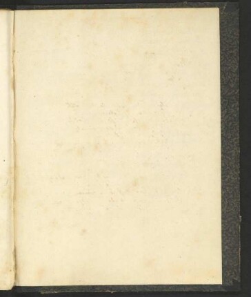 Einband und ein handschriftliches Inhaltsverzeichnis