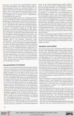 Die gesetzlichen Grundlagen
