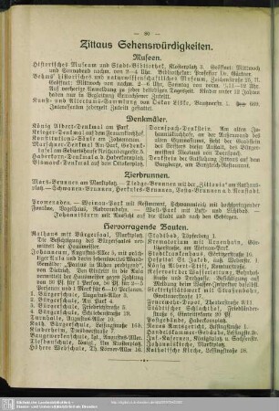 Zittaus Sehenswürdigkeiten