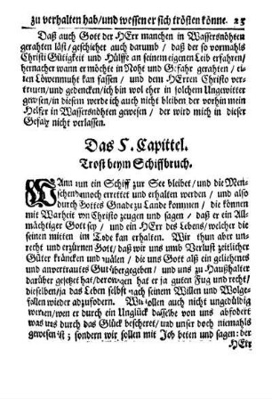 Trost beym Schiffbruch.