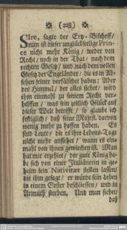 Sire, sagte der Ertz-Bischoff, ...