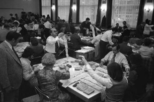 Kommunalwahl und Wahlen zum Ortschaftsrat am 20. April 1975 in Karlsruhe