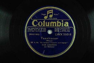 Tannhäuser: 2. Akt, "Ein furchtbares Verbrechen ward begangen" / (Wagner)