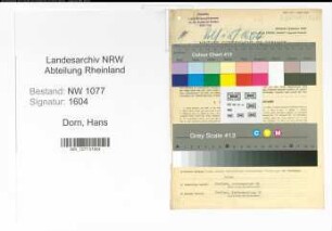 Entnazifizierung Hans Dorn , geb. 27.11.1892 (Polizist)