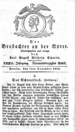 49. Stueck, 9. Dezember 1833