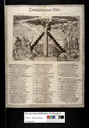 Triumphirender Adler : Sub Umbra Alarum Mearum Florebit Regnum Bohemiae