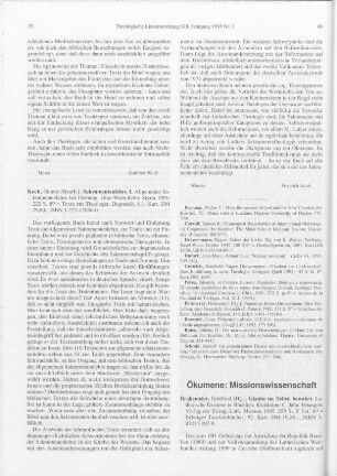 79-80 [Rezension] Allgemeine Sakramentenlehre bis Firmung
