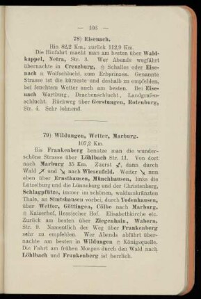 79) Wildungen, Wetter, Marburg
