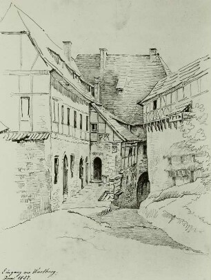 Eisenach: Eingang zur Wartburg