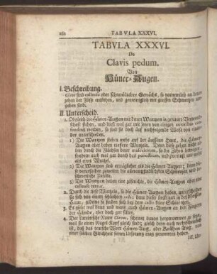 Tabula XXXVI. De Clavis pedum. - Tabula XL. De Vlceribus callosis.