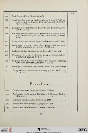 Porzellane (Nr. 493-572)
