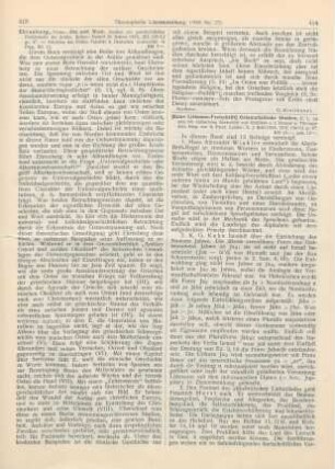 413-414 [Rezension] Ehrenberg, Victor, Ost und West