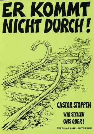 Er kommt nicht durch!