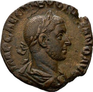 Münze, Sesterz, 251 - 253