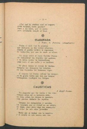 Clarinada : A Pedro B. Palacios (Alma fuerte)