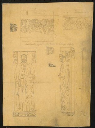 Architekturstudie: Details aus dem byzantinischen Querbau des Freiburger Münster