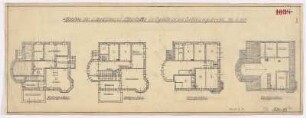 Umbau des Landhauses Charlotte in ein Erholungsheim (Grundrisse) [Oybin]
