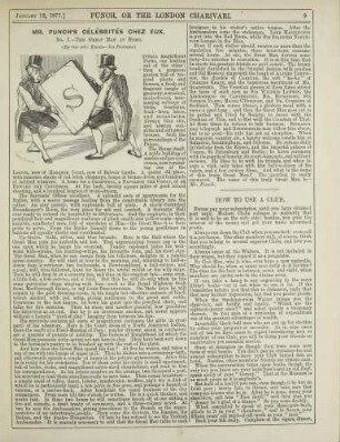 Mr. Punch's célébrités chez eux