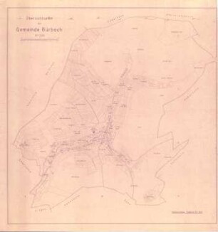 Übersichtsplan der Gemeinde Bürbach