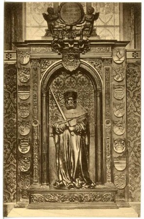 Wittenberg. Schlosskirche, Grabdenkmal Friedrich d. Weisen